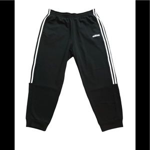 Adidas 3 Stripes Fleece Jogger Pants black XL